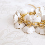 Porcelain Plum Blossom Cluster Necklace