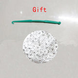 600 Elastic Different Colors Rubber Loom Bands Bracelet