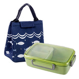 TUUTH New Microwave Lunch Box Independent Lattice for Kids Bento Box Portable Leak-Proof Bento Lunch Box Food Container