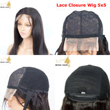 For Black Women With Baby Hair Wig Brazilian 13X4 Straight Transparent Hd 100% Raw Virgin Human Hair Lace Front Wigs