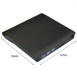 External USB 3.0 High Speed DL DVD RW Burner CD Writer Slim Portable Optical Drive for Asus Samsung Acer Dell Laptop PC HP