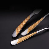 Kitchen Tableware Gold Cutlery Set Stainless Steel Cutlery Set Gold Fork