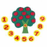 Kids Montessori Toys Materials DIY Non-Woven Math Toys Numbers Counting Toy Educational Learning Toys for Children Teaching Aids