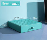 Plastic Desktop Organizer With Drawers Mini Desk Storage for Office Vanity Cosmetic Makeup Organizer With Storage Case