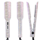 480 Degrees Flat Iron Hair Straighteners Bedazzled Crystal Bling Irons Flat Iron Hair Styler