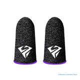 P82F 2Pcs Breathable Gaming Finger Sleeves