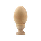 DIY Montessori Wooden Egg and Cup 1:1 Simulation Wooden Egg Children's Toy
