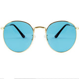 Retro Round  Sunglasses Light Therapy Glasses With 10 Colors Set  UV400 Party Favor