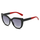 HELSINKI | S1095 - Women Round Cat Eye Oversized Fashion Sunglasses