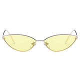 FLINT | S3012 - Small True Retro Vintage Slim Metal Sunglasses