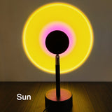 RGB Mini Table Rainbow Usb Led Sunset Red Lamp Sun Projection Sunset Desk Projector Led Light Decoration Rainbow Projection Lamp