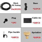 Atomizing Spray Cooling Water Fog Sprayer System Garden Nebulizer