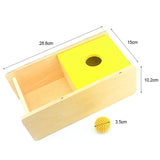 Montessori Toddler's Wooden Sensorial Box Board Puzzle