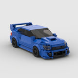 MOC Japan JDM STI Racing Sports Car Vehicle Speed Champion Racer