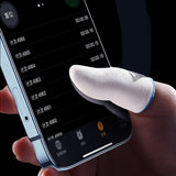 P82F 2Pcs Breathable Gaming Finger Sleeves