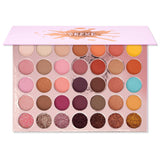 Makeup Freak Amour 35 Color Pigmented Eyeshadow Palette With Glitter Spring - shopwishi 