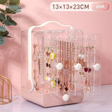 Transparent Jewelry and Cosmetic Handheld Storage Shelf