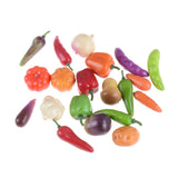 10pcs/Lot Kid's Miniature Pretend Vegetable Toys