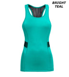 AQ249 Women's Mesh Panel Racerback