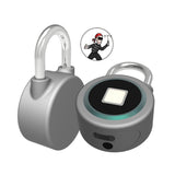 Finger Impression Smart Keyless Lock Water Resistant APP Button Password Unlock anti-fraud Padlock Door Lock