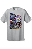 Men's/Unisex T Shirt USA Flag American Pride