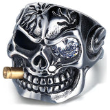 high quality
 Viking Skeleton Finger Rings