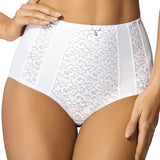 High Waist Semi Sheer Briefs Panty Gorteks Marilyn