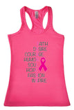 Women's Tank Top Breast Cancer Awareness Fearless