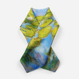 Claude Monet Silk Scarf Square Scarf Women Scarves