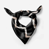 Geometric Men Square Scarf Silk Scarf Silk Scarves