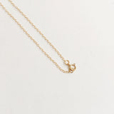 Crystal Quartz Square Minimalist Necklace