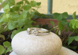Double Oval Silver Ring