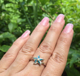 Starfish Opal Sterling Silver Ring