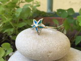 Starfish Opal Sterling Silver Ring