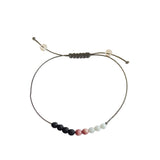 Amazonite, Rhodonite & Lava Bead + Nylon + Choice of Anklet or