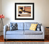 Framed Print, Supreme Court Law Book with Wooden Judges Gavel On Table