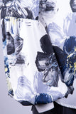 Jessica Rose Floral Boatneck Bishop Sleeved Blouse