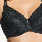 LACE OVERLAY PADDED BRA KOSTAR (KS0078)