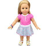 new baby girl Doll Clothes Dress Accessories For