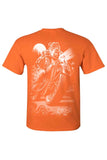 Men's T Shirt Biker Bulldog Cats Suck Canines Rule Tee