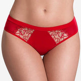 Peek A Boo Bikini Panty Stefi L Red