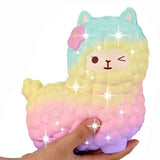 Jumbo sheep alpaca squishy cute galaxy slow rising animal squishy smooshy mushy
