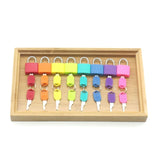 Montessori Wooden Tray Lock Set Board for Children