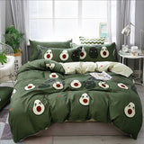 Solstice Home Textile Cartoon Polar bear Bedding Sets Children's Beddingset Bed Linen Duvet Cover Bed Sheet Pillowcase/bed Sets