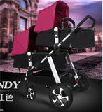 RU free shipping !Twins baby stroller black light baby stroller Multifunction double baby stroller Aluminum alloy  prams