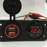 New Car Motorcycle DC12V-24V LED Panel Digital Voltage Meter Display Voltmeter Best Quality