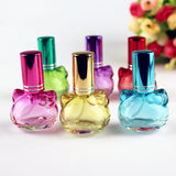 1PC 10ml Colorful Glass Perfume Bottles Spray Refillable Atomizer Scent Bottles Packaging Bottle 5colors