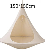 UFO Shape Teepee Tree Hanging Silkworm Cocoon Swing Chair For Kids & Adults Indoor Outdoor Hammock Tent Hamaca Patio Furniture