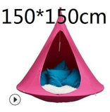 UFO Shape Teepee Tree Hanging Silkworm Cocoon Swing Chair For Kids & Adults Indoor Outdoor Hammock Tent Hamaca Patio Furniture