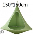 UFO Shape Teepee Tree Hanging Silkworm Cocoon Swing Chair For Kids & Adults Indoor Outdoor Hammock Tent Hamaca Patio Furniture
